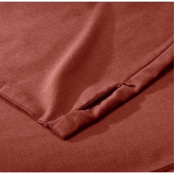 Casaluna Cashmere Blend Duvet Cover Set-FULL/QUEEN- Dark Clay - Picture 7 of 7